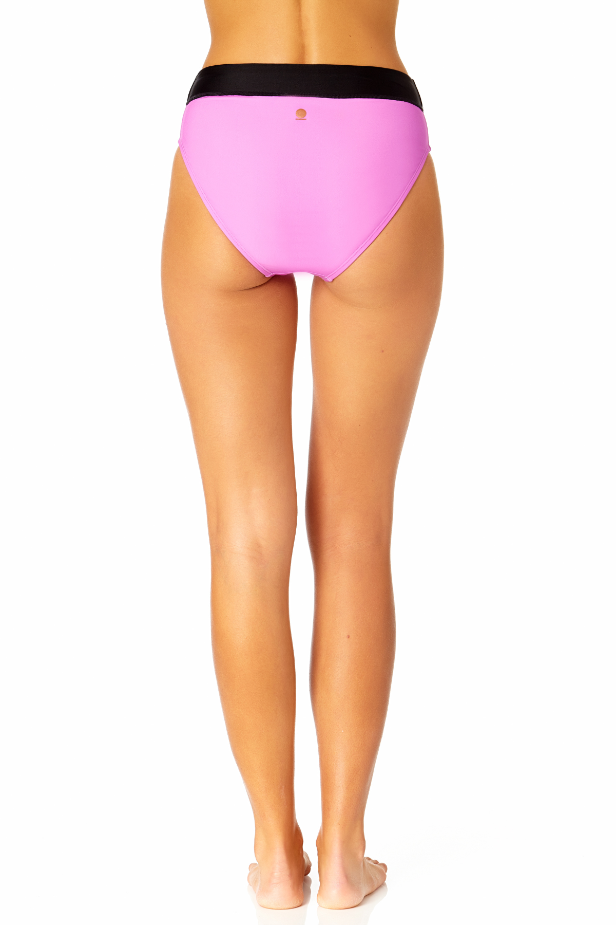 Women's Colorblock High Waist Swim Bottom