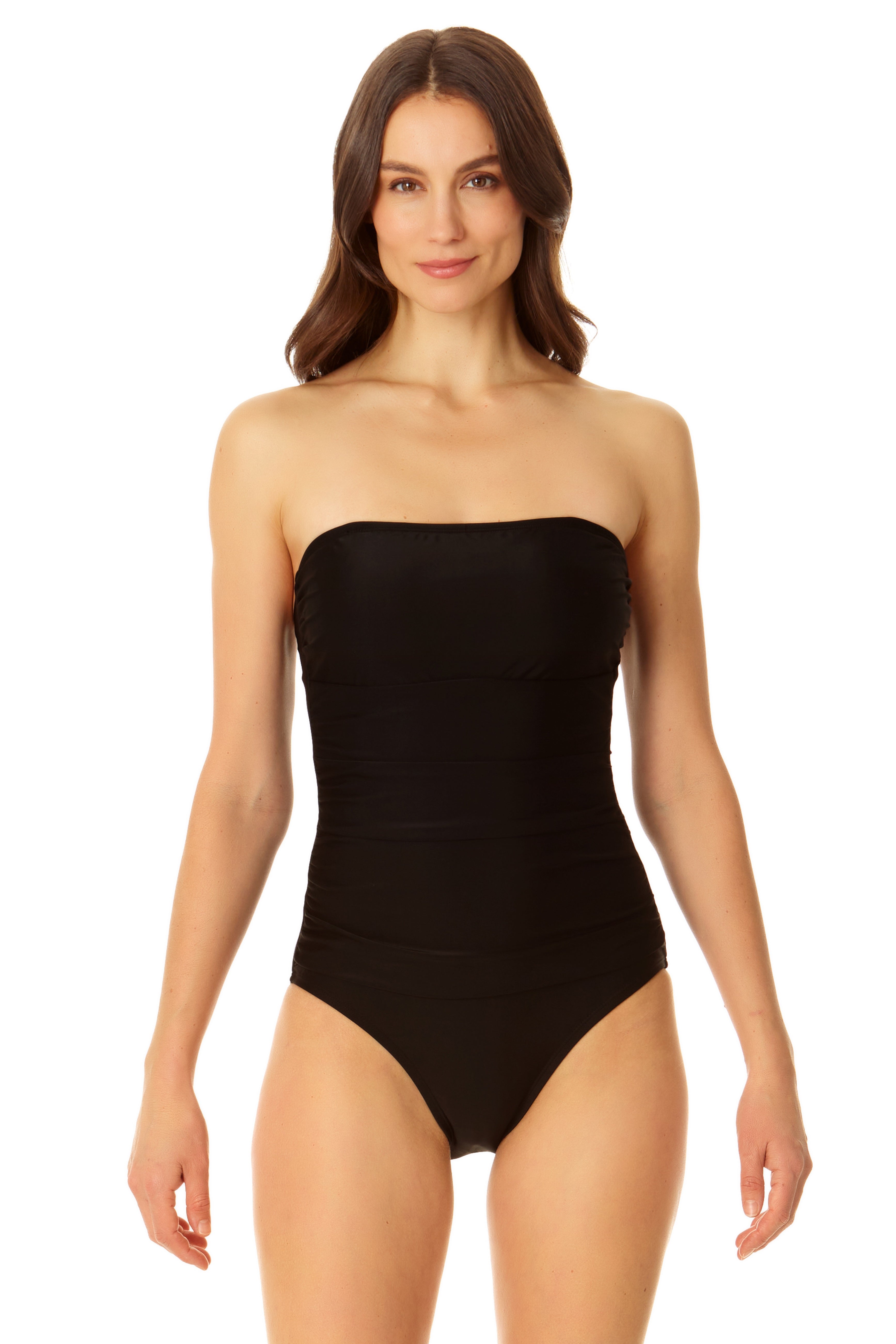 Womens Next Ruched Side Tummy Control Swimsuit - Black, Price History &  Comparison
