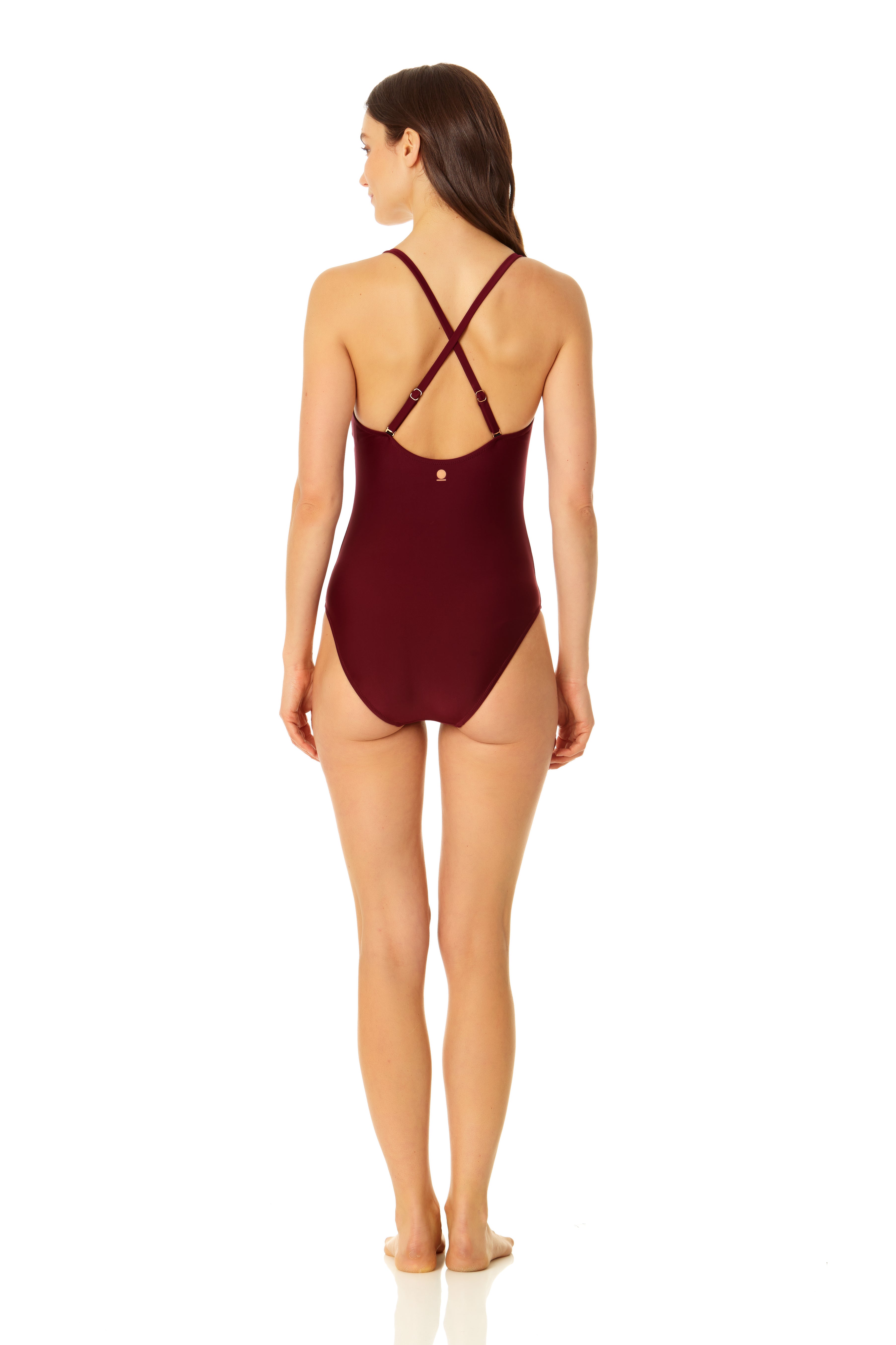Coppersuit - Women's Convertible Cross Back One Piece Swimsuit